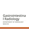 Gastrointestinal Radiology Imaging Modalities cover