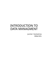 Introduction to Data Management cover