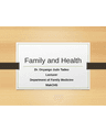 Family In Health And Disease cover