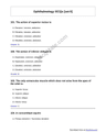 Ophthalmology MCQs [set-5] cover