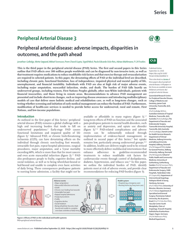 PERIPHERAL ARTERIAL DISEASE: ADVERSE IMPACTS, DISPARITIES IN OUTCOMES, AND THE PATH AHEAD cover