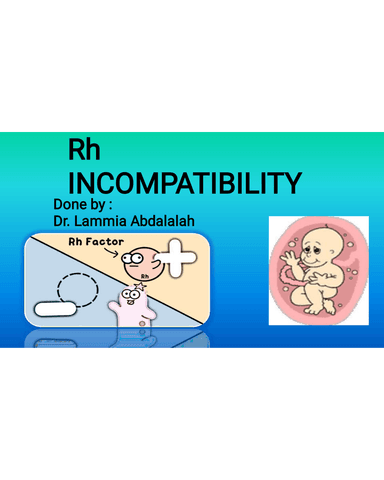 RH INCOMPATIBILITY cover