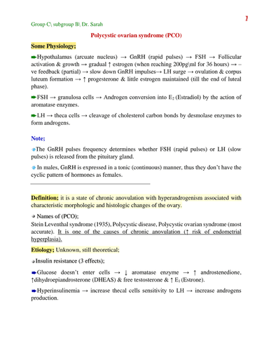 POLYCYSTIC OVARIAN SYNDROME (PCO) cover