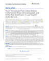 NOVEL TRANSVALVULAR FLOW CRITERIA REDUCE INDETERMINATE STRESS ECHOCARDIOGRAPHY AND REFINE RISK STRATIFICATION IN LOW-GRADIENT AORTIC STENOSIS cover