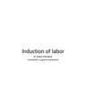 INDUCTION OF LABOR cover