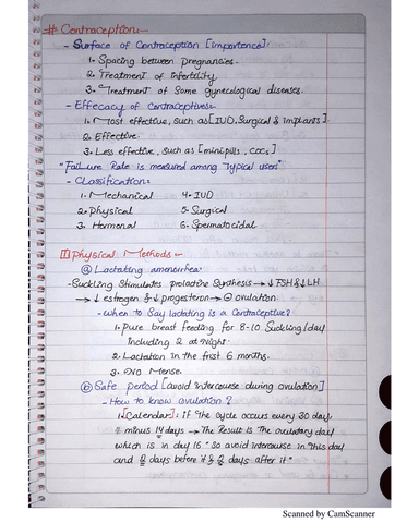 Contraception Methods and Family Planning: High-Yield Clinical Summary cover