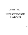 OBSTETRIC INDUCTION OF LABOUR cover