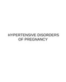 Hypertension in Pregnancy (HIP): Classification and Obstetric Management cover