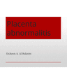 PLACENTA ABNORMALITIES cover