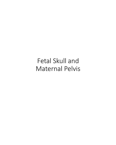 fetal-skull-and-maternal-pelvis cover