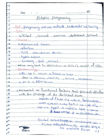 Ectopic Pregnancy: Aetiology, Anatomical Sites, Diagnosis, and Management cover