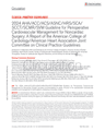 2024 AHA/ACC/ACS/ASNC/HRS/SCA/SCCT/SCMR/SVM GUIDELINE FOR PERIOPERATIVE CARDIOVASCULAR MANAGEMENT FOR NONCARDIAC SURGERY cover