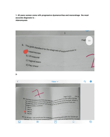 Obstetrics & Gynaecology 5th Year Final MCQ Examination (Batch 34) cover