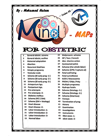 Obstetrics Clinical Mind Maps (2nd Edition) cover