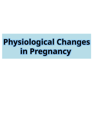 GENITAL CHANGES cover